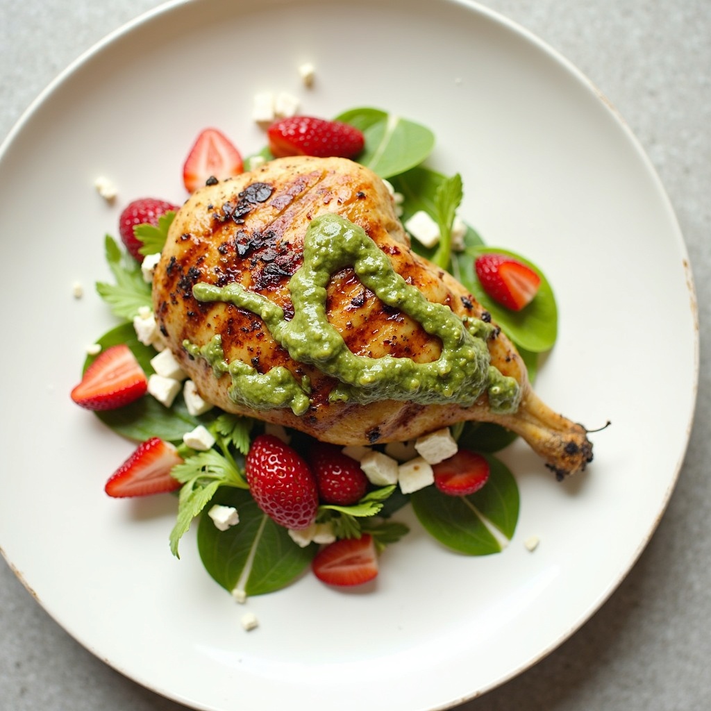 Grilled spatchcock chicken (~9 lb, 2 birds) + butter-fried morels — 3 dinners